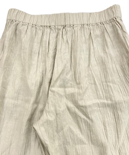 evam eva（エヴァムエヴァ）evam eva (エヴァムエヴァ) linen pants アイボリー サイズ:Ｍ 未使用品の古着・服飾アイテム