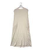 evam evaエヴァムエヴァ）の古着「cut&sew sleeveless one-piece」｜アイボリー