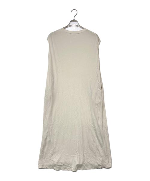 evam eva（エヴァムエヴァ）evam eva (エヴァムエヴァ) cut&sew sleeveless one-piece アイボリー サイズ:Mの古着・服飾アイテム