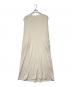 evam eva（エヴァムエヴァ）の古着「cut&sew sleeveless one-piece」｜アイボリー