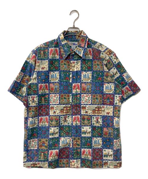 reyn spooner（レイン スプナー）reyn spooner (レイン スプナー) 00`Sプリントアロハシャツ ブルー サイズ:Lの古着・服飾アイテム