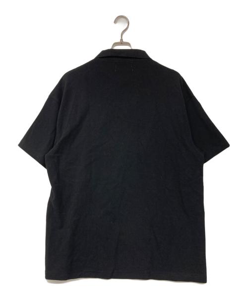 Graphpaper（グラフペーパー）Graphpaper (グラフペーパー) Cotton Pique Jersey S/S Skipper Polo ブラック サイズ:2の古着・服飾アイテム