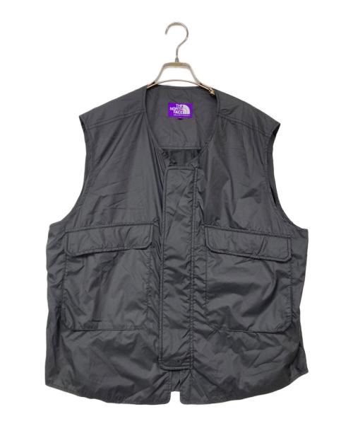 THE NORTHFACE PURPLELABEL（ザ・ノースフェイス パープルレーベル）THE NORTHFACE PURPLELABEL (ザ・ノースフェイス パープルレーベル) Mountain Wind Vest ブラック サイズ:XLの古着・服飾アイテム