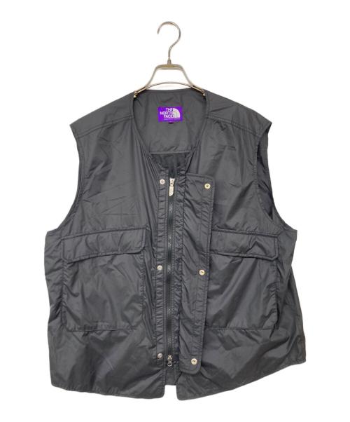 THE NORTHFACE PURPLELABEL（ザ・ノースフェイス パープルレーベル）THE NORTHFACE PURPLELABEL (ザ・ノースフェイス パープルレーベル) Mountain Wind Vest ブラック サイズ:XLの古着・服飾アイテム