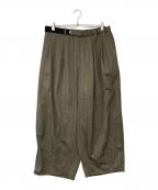 Graphpaper×is-nessグラフペーパー×イズネス）の古着「is-ness for GP Vintage Wool Balloon Chef pants」｜オリーブ