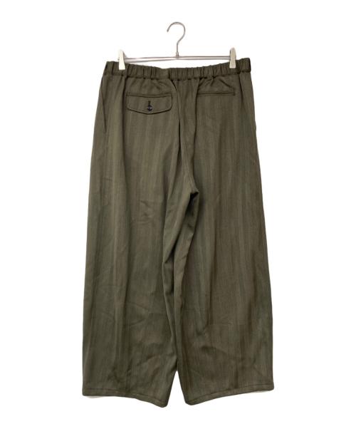 Graphpaper（グラフペーパー）Graphpaper (グラフペーパー) is-ness (イズネス) is-ness for GP Vintage Wool Balloon Chef pants オリーブ サイズ:2の古着・服飾アイテム