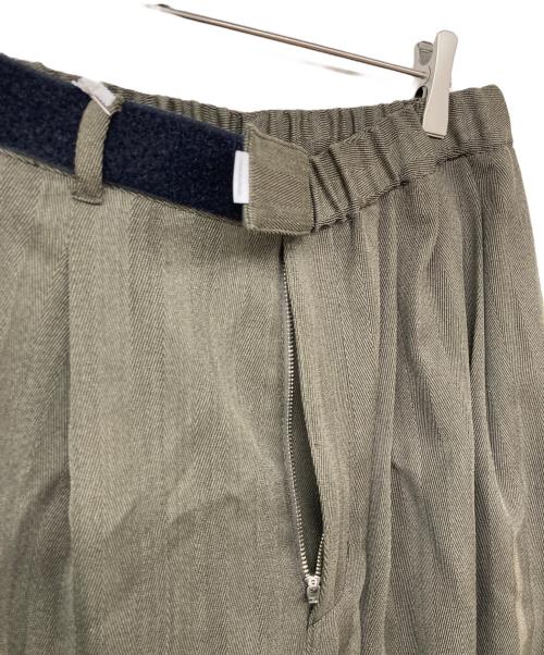 Graphpaper（グラフペーパー）Graphpaper (グラフペーパー) is-ness (イズネス) is-ness for GP Vintage Wool Balloon Chef pants オリーブ サイズ:2の古着・服飾アイテム