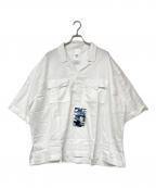 Graphpaperグラフペーパー）の古着「NORMALEXPERT 65 SHIRT」｜ホワイト