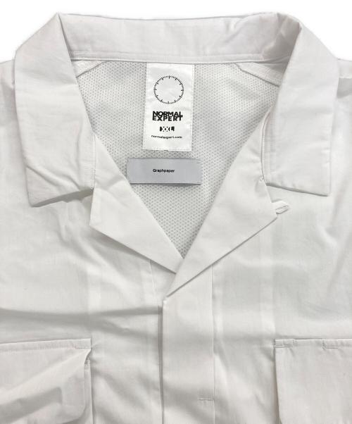 Graphpaper（グラフペーパー）Graphpaper (グラフペーパー) NORMALEXPERT 65 SHIRT ホワイト サイズ:XXLの古着・服飾アイテム