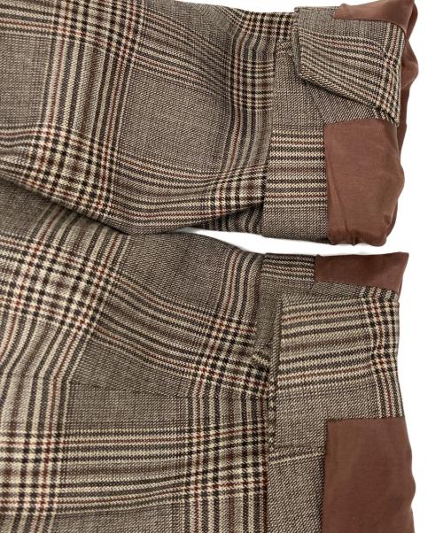 TOMORROW LAND collection（トゥモローランドコレクション）TOMORROW LAND collection (トゥモローランドコレクション) ブラウニーグレンチェック ダブルブレストジャケット ブラウン サイズ:38の古着・服飾アイテム