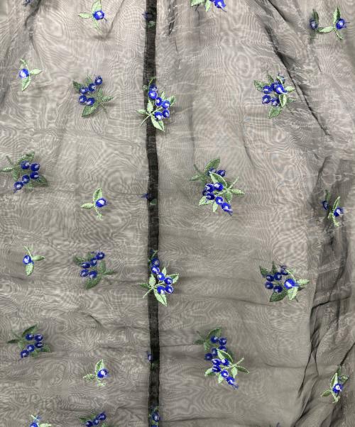 LOEFF（ロエフ）LOEFF (ロエフ) ブルーベリー エンブロイダリー スカート ブラック サイズ:1の古着・服飾アイテム