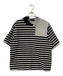 KOLOR（カラー）の古着「ドッキングボーダーTシャツ」｜グレー