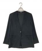 theoryセオリー）の古着「ノーカラージャケット」｜ブラック