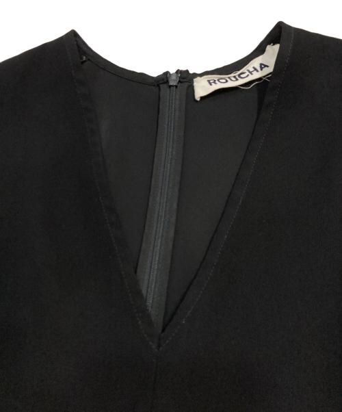 ROUCHA（ロウシャ）ROUCHA (ロウシャ) ノースリーブオールインワン ブラック サイズ:AAの古着・服飾アイテム