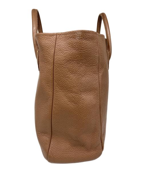 YOUNG & OLSEN The DRYGOODS STORE（ヤングアンドオルセン ザ ドライグッズストア）YOUNG & OLSEN The DRYGOODS STORE (ヤングアンドオルセン ザ ドライグッズストア) レザーハンドバッグ ブラウンの古着・服飾アイテム