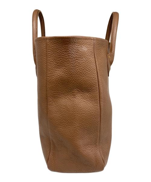 YOUNG & OLSEN The DRYGOODS STORE（ヤングアンドオルセン ザ ドライグッズストア）YOUNG & OLSEN The DRYGOODS STORE (ヤングアンドオルセン ザ ドライグッズストア) レザーハンドバッグ ブラウンの古着・服飾アイテム