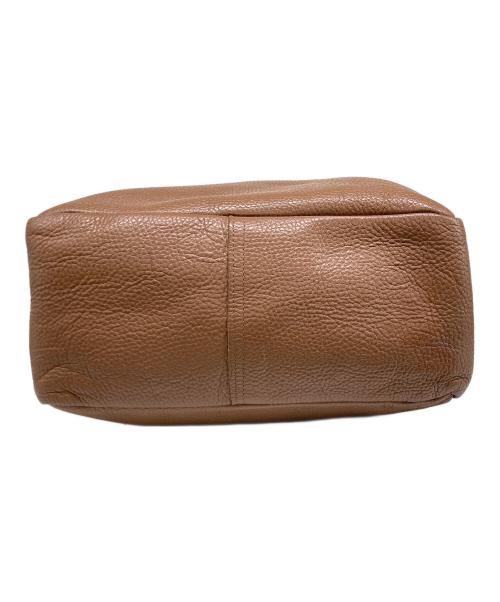 YOUNG & OLSEN The DRYGOODS STORE（ヤングアンドオルセン ザ ドライグッズストア）YOUNG & OLSEN The DRYGOODS STORE (ヤングアンドオルセン ザ ドライグッズストア) レザーハンドバッグ ブラウンの古着・服飾アイテム