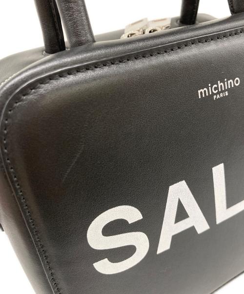 michino PARIS（ミチノ パリ）michino paris (ミチノ パリ) SQUARIT PM SALUT BAG ブラックの古着・服飾アイテム