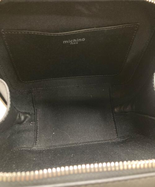 michino PARIS（ミチノ パリ）michino paris (ミチノ パリ) SQUARIT PM SALUT BAG ブラックの古着・服飾アイテム