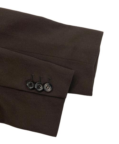 AP STUDIO（エーピーストゥディオ）AP STUDIO (エーピーストゥディオ) ダブルブレストジャケット セットアップ ブラウン サイズ:ジャケット：36 / パンツ：38の古着・服飾アイテム