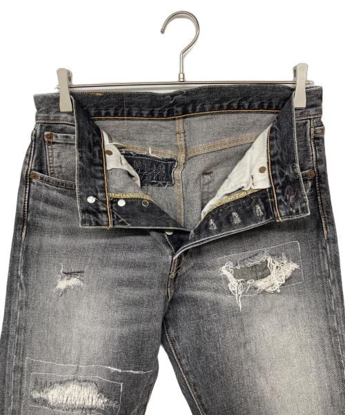 LEVI'S（リーバイス）LEVI'S (リーバイス) 501CTリペアデニムパンツ ブラック サイズ:W31L32の古着・服飾アイテム