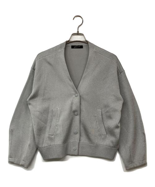 STUNNING LURE（スタニングルアー）STUNNING LURE (スタニングルアー) メタルヤーンニットブルゾン グレー サイズ:Sの古着・服飾アイテム