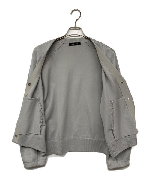 STUNNING LURE（スタニングルアー）STUNNING LURE (スタニングルアー) メタルヤーンニットブルゾン グレー サイズ:Sの古着・服飾アイテム