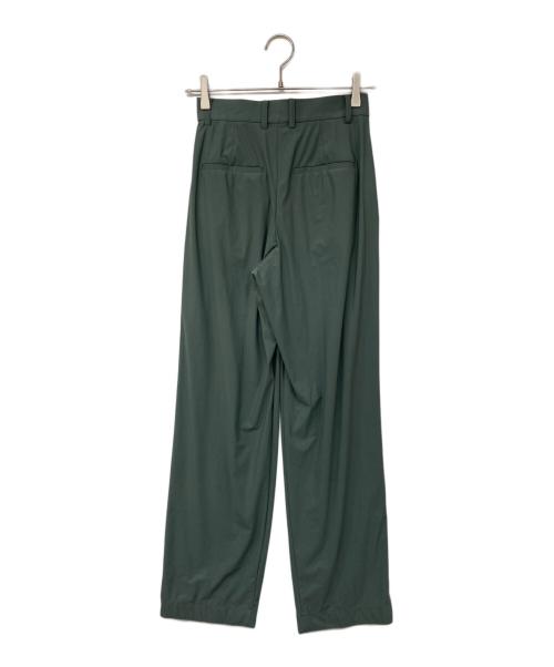 STUNNING LURE（スタニングルアー）STUNNING LURE (スタニングルアー) スイムジャージー2タックパンツ ストレート スラックス オリーブ サイズ:00の古着・服飾アイテム