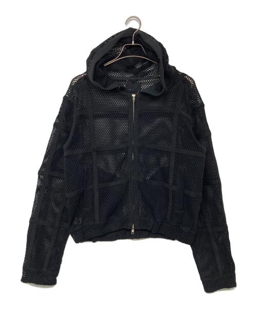 FILTH（フィルス）FILTH (フィルス) PRISONER MESH ZIP UP HOODIE ブラック サイズ:2の古着・服飾アイテム