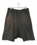 entire studiosエンタイアスタジオ）の古着「HEAVY DROP SHORT/WASH」｜グレー