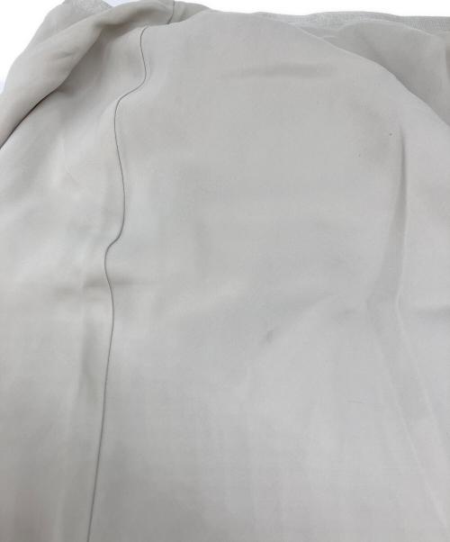 anuans（アニュアンス）anuans (アニュアンス) フィブリルキュプラナロースカート ベージュ サイズ:Mの古着・服飾アイテム