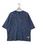 stussyステューシー）の古着「TEAM COTTON MESH チーム コットン メッシュ」｜ネイビー