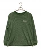The Ennoy Professionalザ エンノイ プロフェッショナル）の古着「L/S Border Tee/ロングスリーブボーダーT」｜グリーン