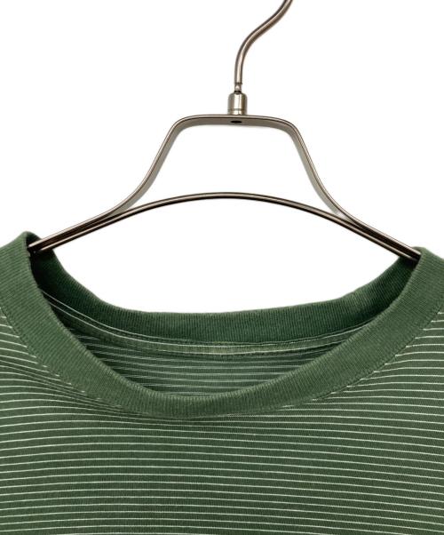 The Ennoy Professional（ザ エンノイ プロフェッショナル）The Ennoy Professional (ザ エンノイ プロフェッショナル) L/S Border Tee/ロングスリーブボーダーT グリーン サイズ:Ｍの古着・服飾アイテム