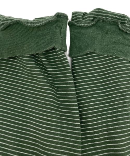 The Ennoy Professional（ザ エンノイ プロフェッショナル）The Ennoy Professional (ザ エンノイ プロフェッショナル) L/S Border Tee/ロングスリーブボーダーT グリーン サイズ:Ｍの古着・服飾アイテム