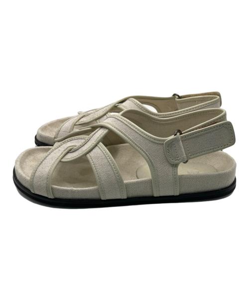 toteme（トーテム）toteme (トーテム) Chunky Canvas Sandals ベージュ サイズ:38の古着・服飾アイテム