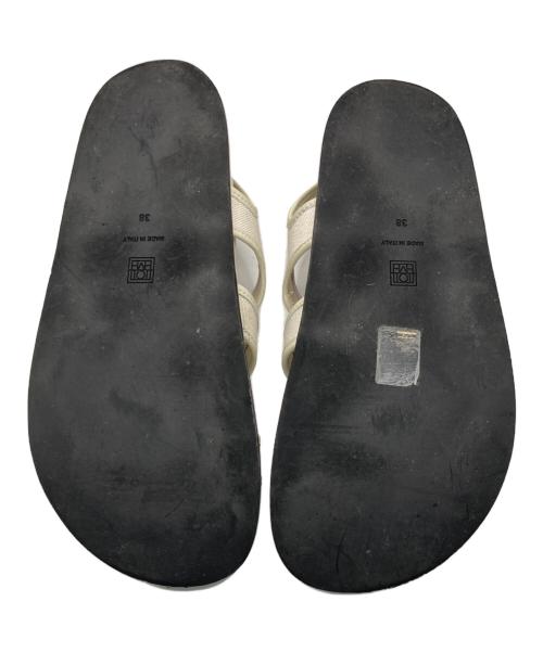 toteme（トーテム）toteme (トーテム) Chunky Canvas Sandals ベージュ サイズ:38の古着・服飾アイテム