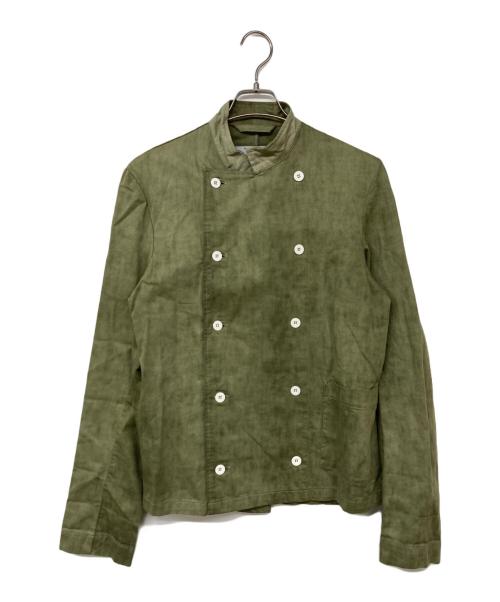 USED（ユーズド）USED (ユーズド) シェフジャケット 黄緑 サイズ:Ｍの古着・服飾アイテム
