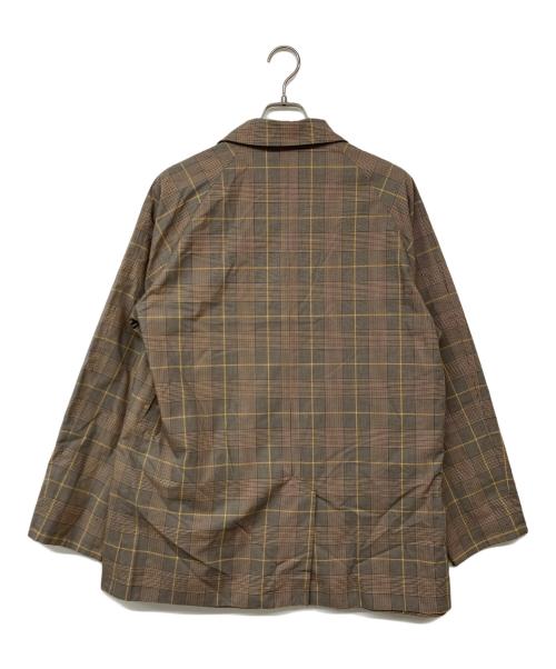 INVERTERE（インバーティア）INVERTERE (インバーティア) グレンチェック リバーシブル カーコート ベージュ サイズ:40の古着・服飾アイテム