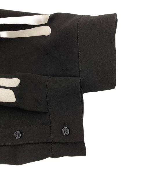 glamb（グラム）glamb (グラム) Skelton Shirt ブラック サイズ:Lの古着・服飾アイテム