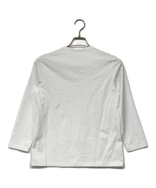 Mila Owen（ミラオーウェン）Mila Owen (ミラオーウェン) ラッフルベアオールインワンTシャツSET ホワイト×ベージュの古着・服飾アイテム