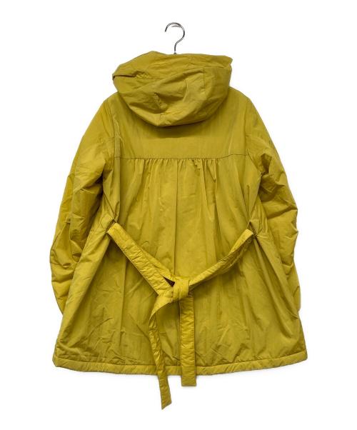 WEEKEND Max Mara（ウィークエンド マックスマーラ）Weekend Max Mara (ウィークエンド マックスマーラ) フーデッドパフジャケット イエロー サイズ:40の古着・服飾アイテム