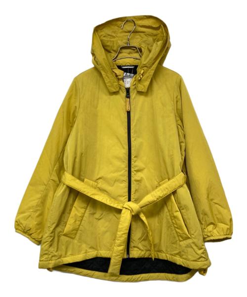 WEEKEND Max Mara（ウィークエンド マックスマーラ）Weekend Max Mara (ウィークエンド マックスマーラ) フーデッドパフジャケット イエロー サイズ:40の古着・服飾アイテム