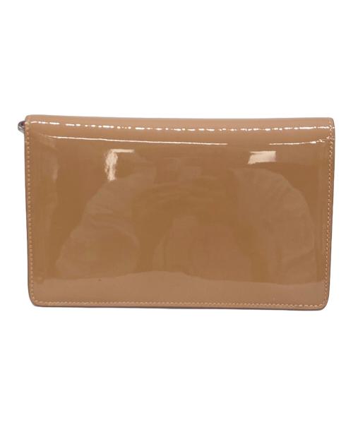 GIVENCHY（ジバンシィ）GIVENCHY (ジバンシィ) パテントショルダーバッグ ベージュの古着・服飾アイテム