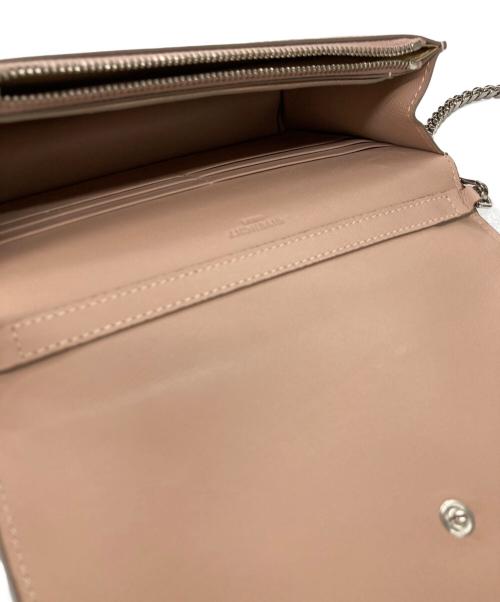 GIVENCHY（ジバンシィ）GIVENCHY (ジバンシィ) パテントショルダーバッグ ベージュの古着・服飾アイテム