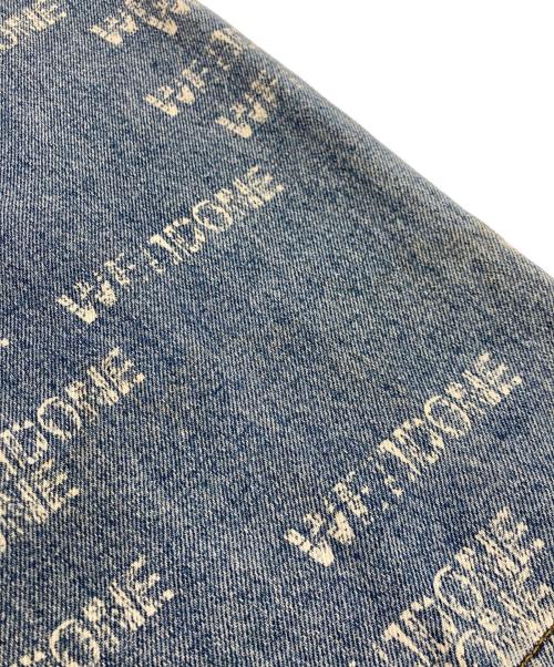 WE11DONE（ウェルダン）WE11DONE (ウェルダン) ウェルドンスペルアウトワイドデニム ブルー サイズ:W32の古着・服飾アイテム