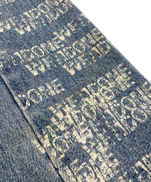 WE11DONE（ウェルダン）WE11DONE (ウェルダン) ウェルドンスペルアウトワイドデニム ブルー サイズ:W32の古着・服飾アイテム