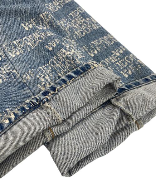 WE11DONE（ウェルダン）WE11DONE (ウェルダン) ウェルドンスペルアウトワイドデニム ブルー サイズ:W32の古着・服飾アイテム