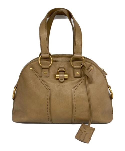 Yves Saint Laurent（イヴサンローラン）Yves Saint Laurent (イヴサンローラン) ミューズハンドバッグ ベージュの古着・服飾アイテム