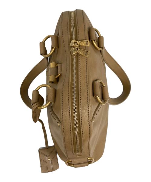 Yves Saint Laurent（イヴサンローラン）Yves Saint Laurent (イヴサンローラン) ミューズハンドバッグ ベージュの古着・服飾アイテム